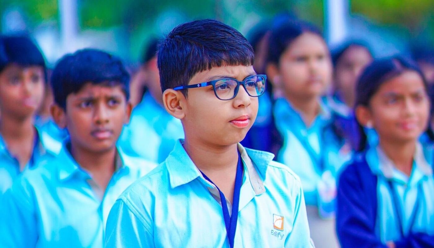 Students in class