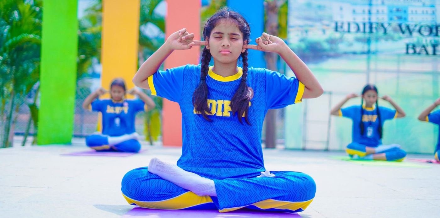 Yoga session